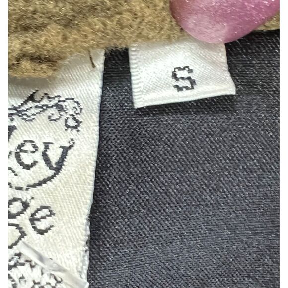 Parsley & Sage Sweater Jacket Womens S Black Multi Wool Patchwork Artful Cottage - Picture 16 of 16